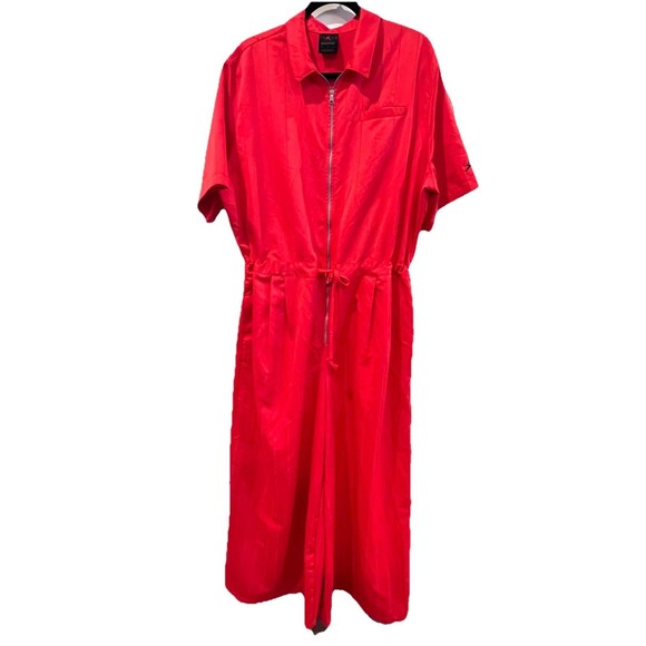 AIR JORDAN Jumpsuit Women X-Large Red HERITAGE Flight Suit Athleisure DM5235-635